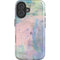 Rose Quartz & Serenity Abstract iPhone 16 Magsafe Impact Case